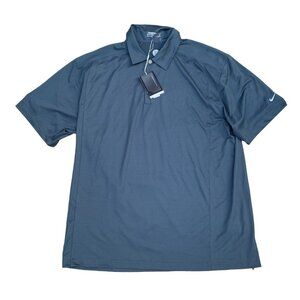 BRAND New Nike Golf Dry Fit Polo Blue XL With Embroidery
